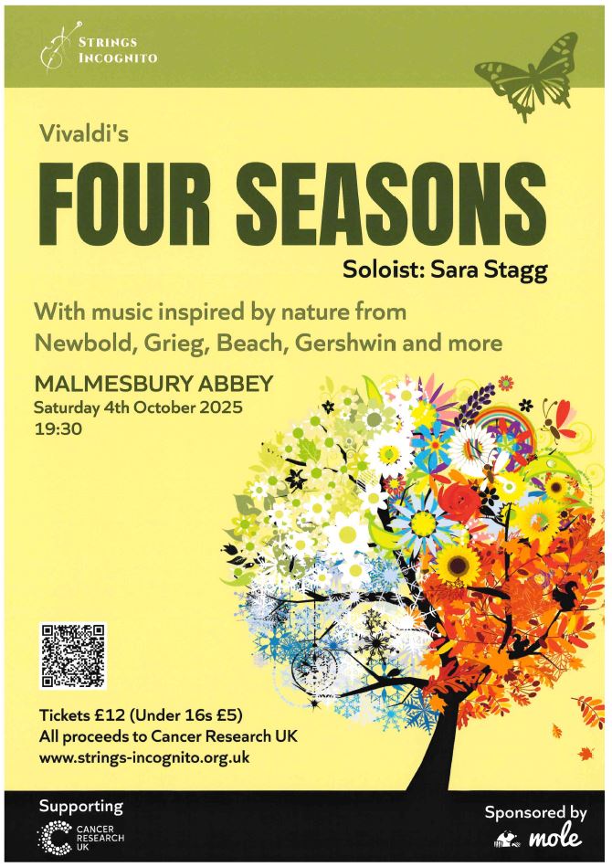 Strings Incognito - Vivaldi's Four Seasons - In Support of Cancer Research UK
